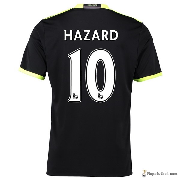 Camiseta Chelsea Replica Segunda Ropa Hazard 2016/17 Negro